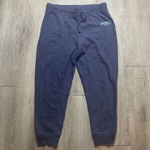 Universal Studios Women’s Sweatpants Size XL Blue With Teal Text